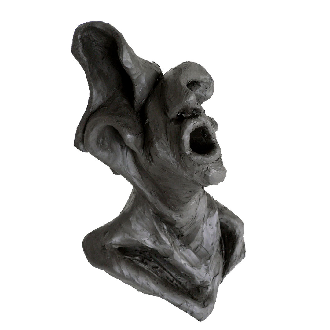 L'Appel - Escultura / Sculpture. Medium: Patinated terracotta, Year: 2005. — Estela Currao.
