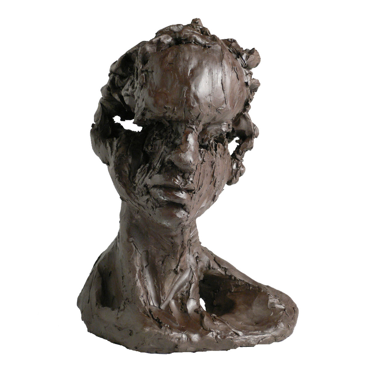 La mirada - Escultura / Sculpture. Medium: Bronze 1/8, Year: 2006. — Estela Currao.