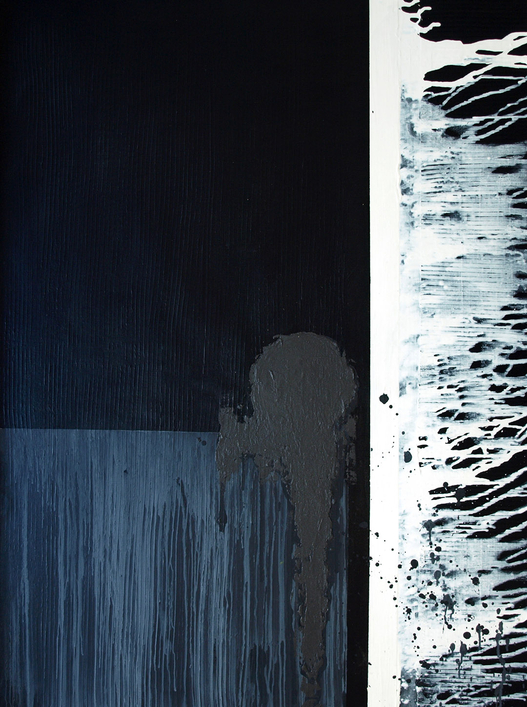 Línea de Contención - Pintura / Peinture. Medium: Acrylic on canvas, Year: 2020. — Estela Currao.