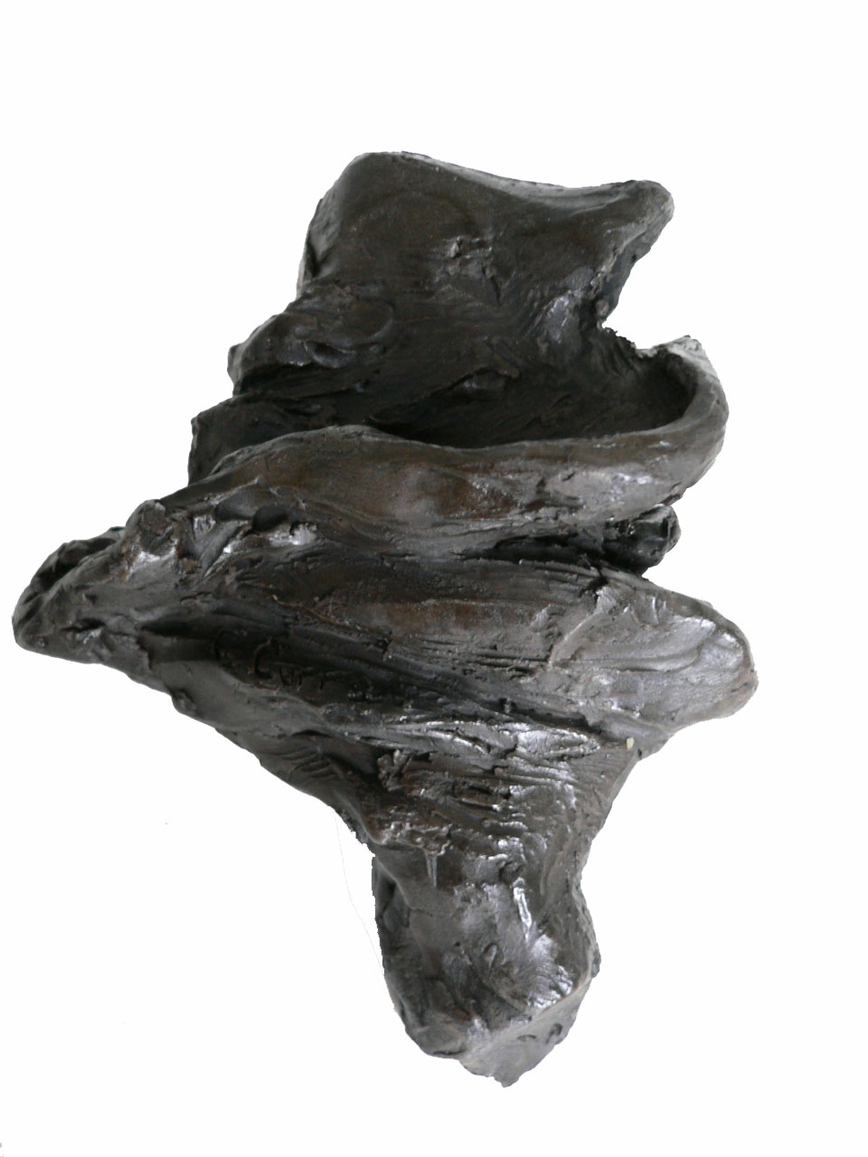 Matriz orgánica - Escultura / Sculpture. Medium: Patinated terracotta, Year: 2005. — Estela Currao.