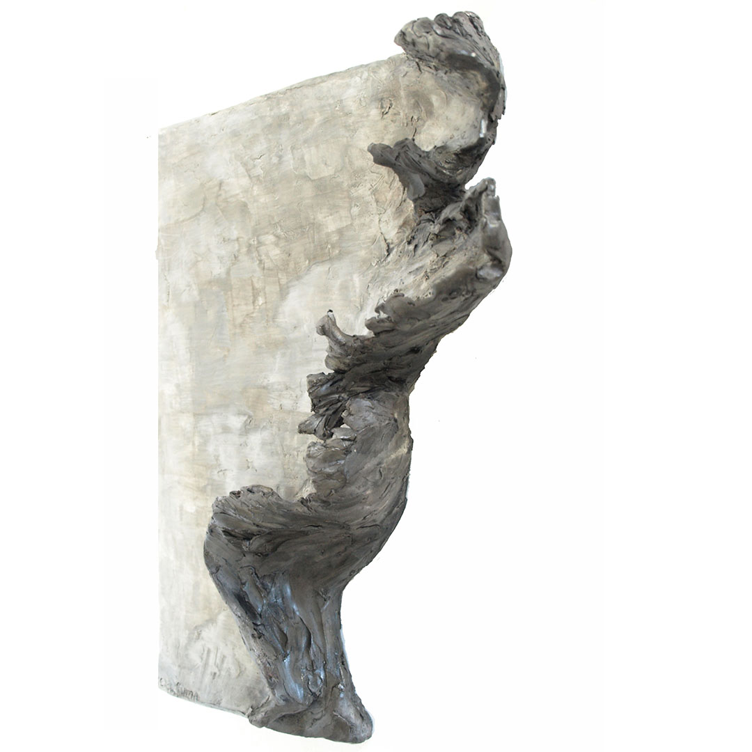 Devenir imperceptible - Escultura / Sculpture. Medium: Patinated terracotta, Year: 2011. — Estela Currao.