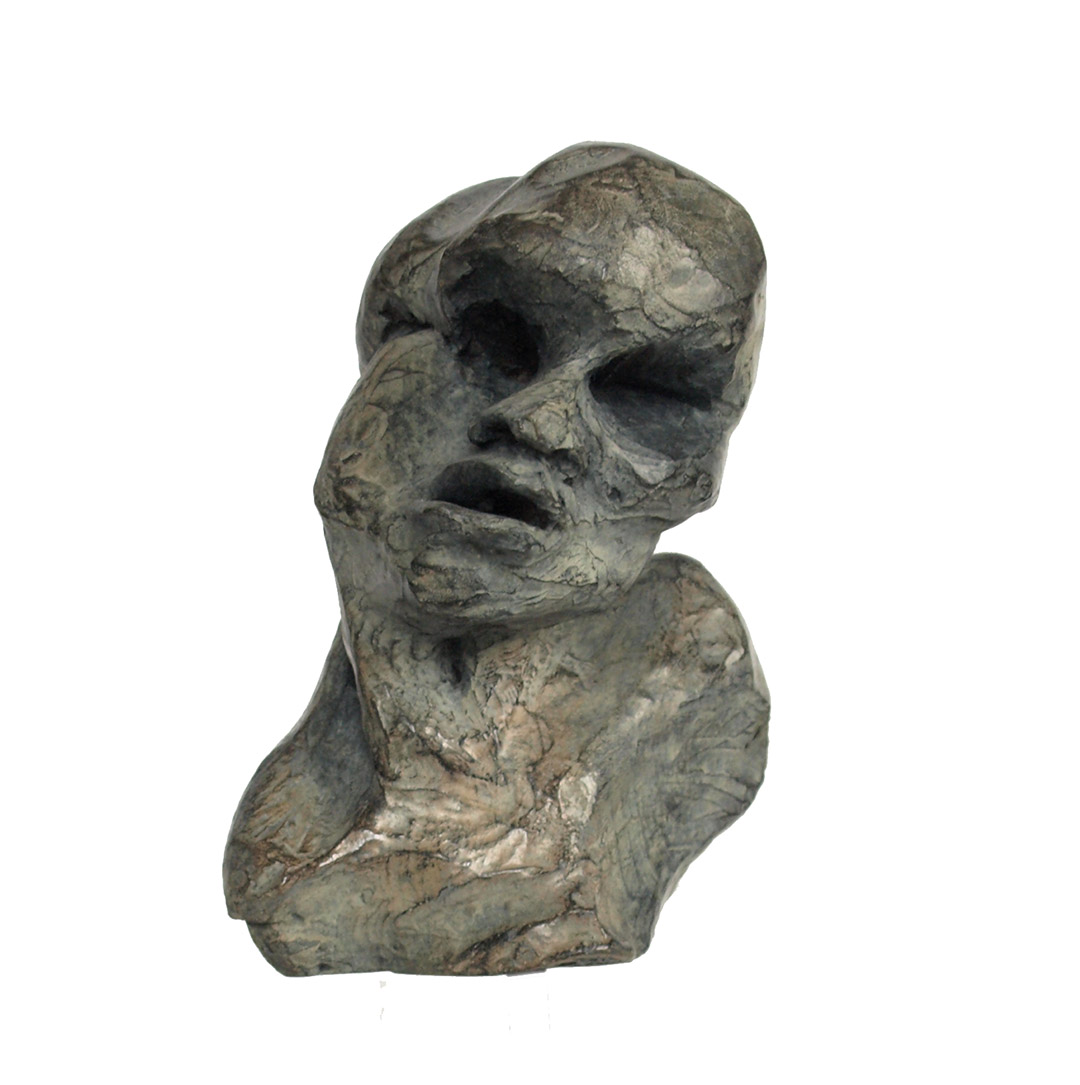 Estela Currao - Le Pendu Le Pendu - Escultura / Sculpture. Medium: Patinated terracotta, Year: 2005. — Estela Currao.