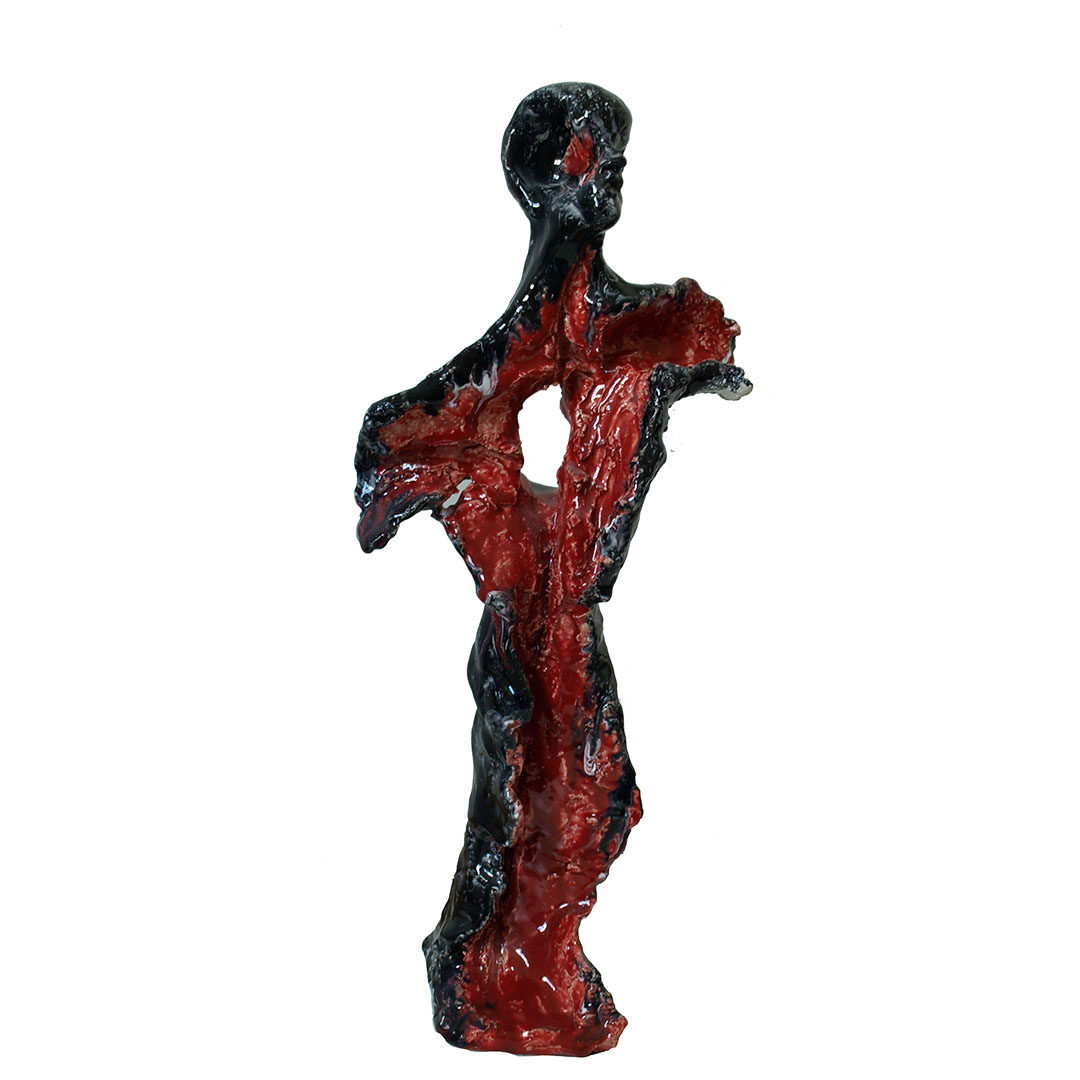 Matière de dissolution (Matter of dissolution) - Escultura / Sculpture. Medium: Patinated terracotta, Year: 2011. — Estela Currao.
