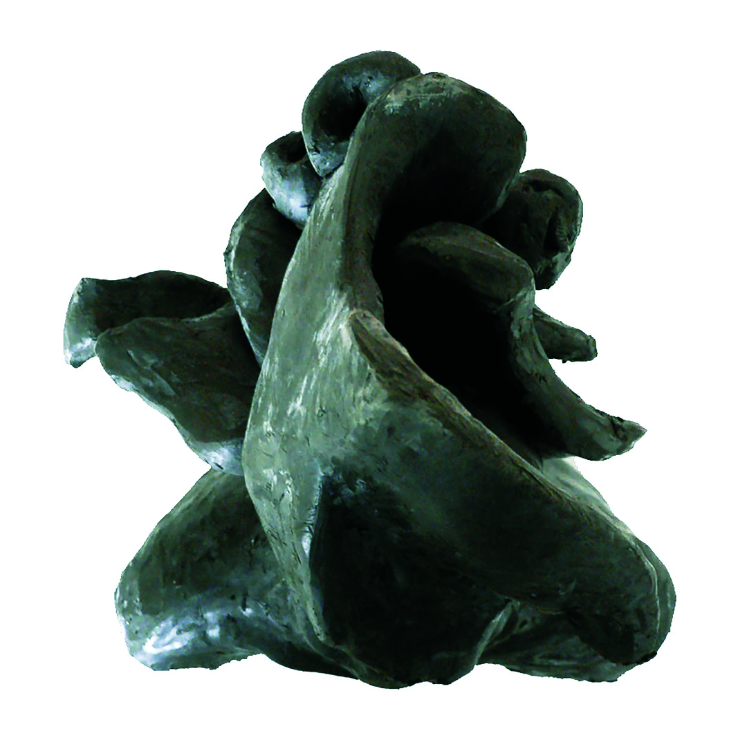 Le cri - Escultura / Sculpture. Medium: Patinated terracotta, Year: 2005. — Estela Currao.