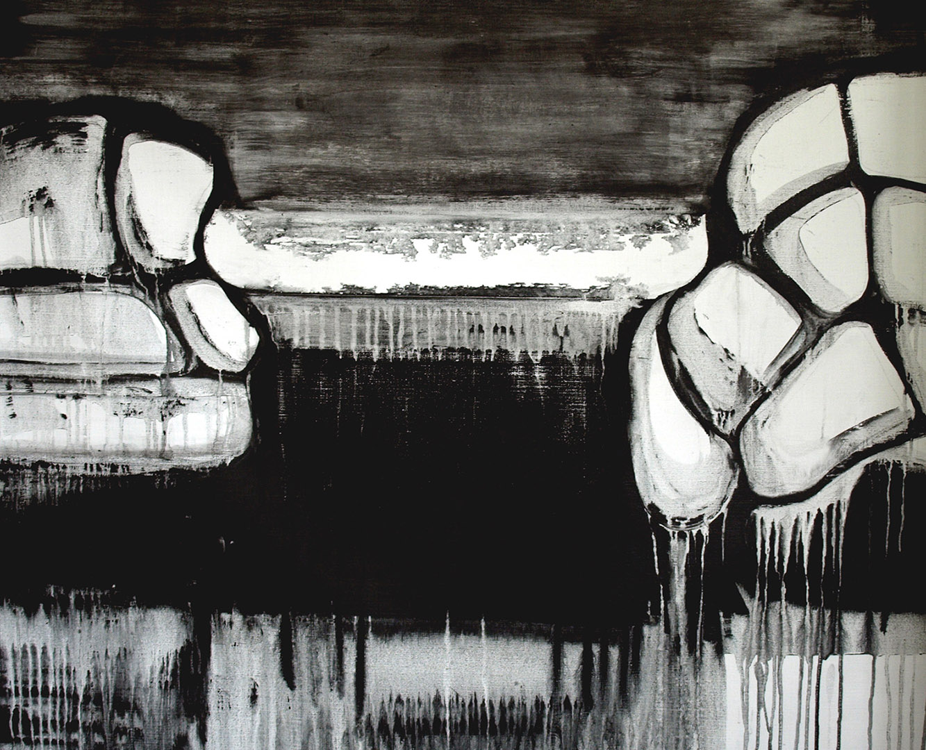 El puente - Pintura / Peinture. Medium: Acrylic on canvas, Year: 2013. — Estela Currao.